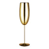 Champagne glass stainless steel goblet