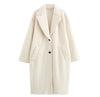 Women's Elegant Commuter Lapel Single-breasted Wool Coat