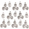 Double-sided Hollow Circle Pendant Alloy Ornament Small Accessories