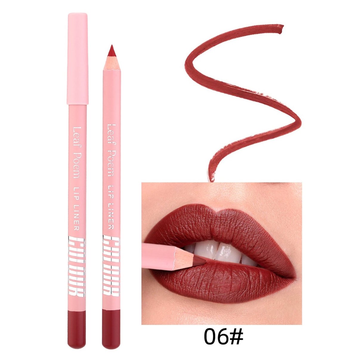 12 Color Matte Lipstick Lip Liner - Eshtree