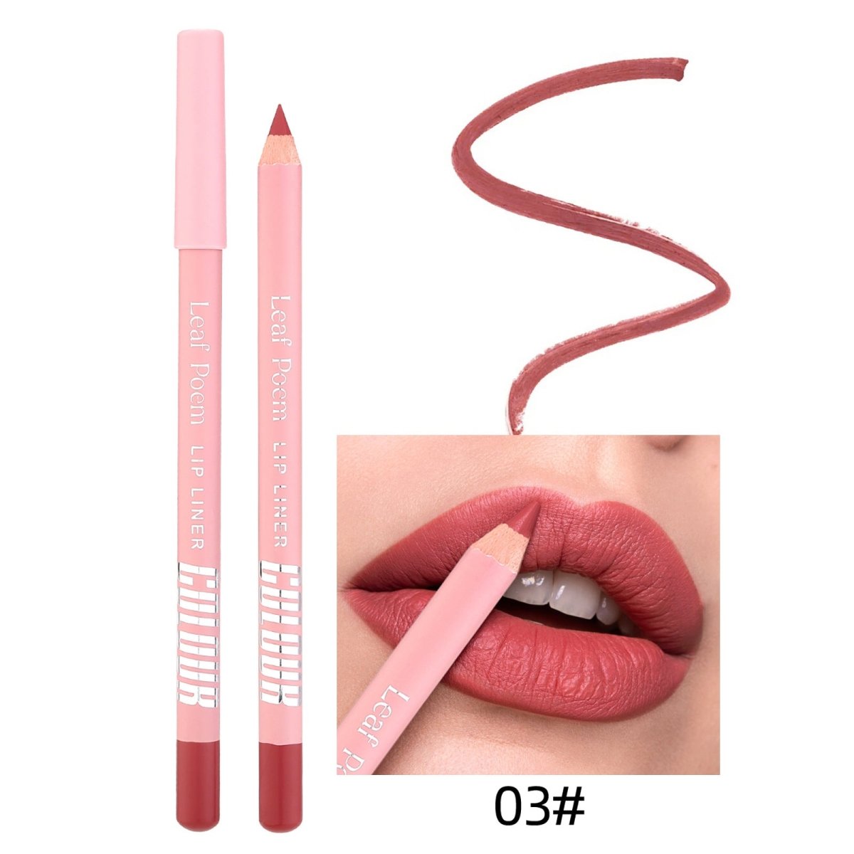 12 Color Matte Lipstick Lip Liner - Eshtree