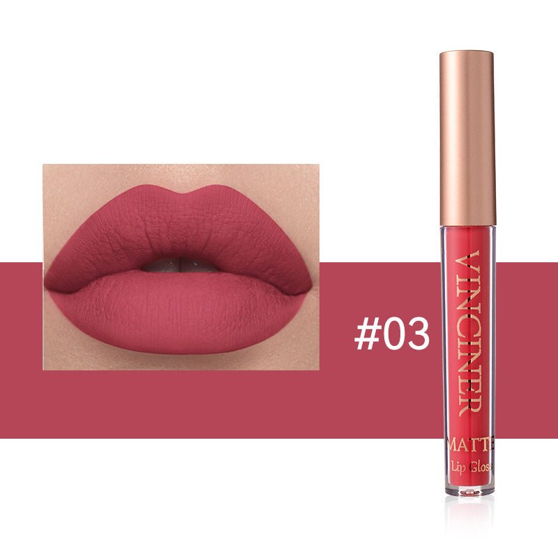 12 Colors Lip Lacquer Matte Liquid Lipstick Waterproof - Eshtree