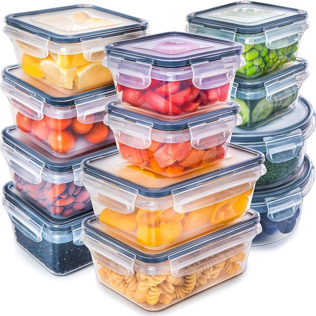 12 - piece Kitchen Cereals Storage Box Refrigerator Storage Preservation - Eshtree