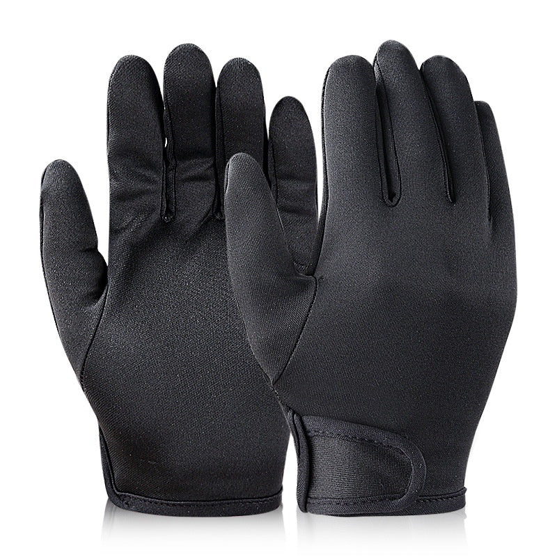 Five-finger Thick Lace-up Hair Gloves Heat Insulation
