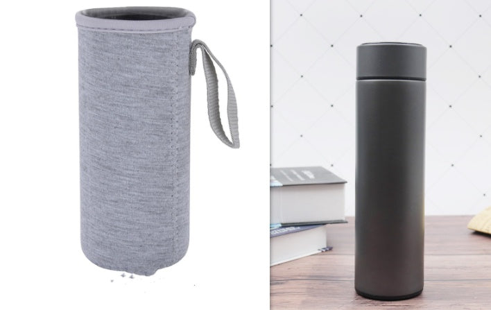 LED touch display temperature water cup