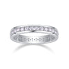Fashionable Star Ring - Set With Top-quality Moissanite S925 Silver And Platinum-plated Diamond Wedding Ring. The Ring Can Be Inspected With A Diamond Pen