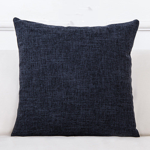 Solid color sofa pillowcase