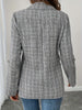 European And American New Elegant Plaid Suit Coat