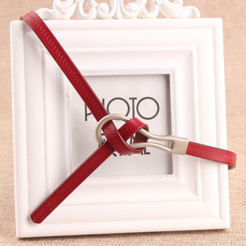 Cowhide Belt Women's Belt Fashion