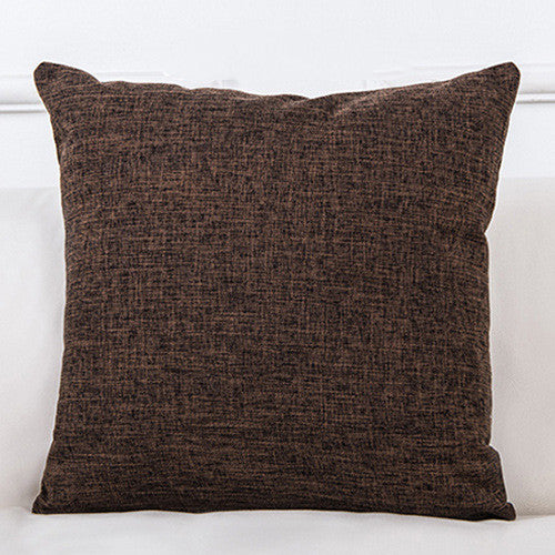 Solid color sofa pillowcase