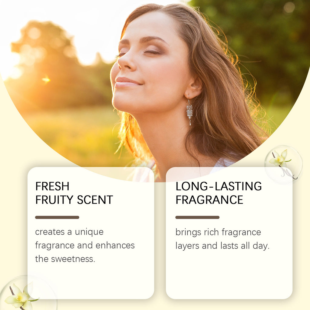 بخاخ معطر للجسم برائحة الفانيليا والعنبر