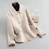 Women's Loose Large Size Autumn And Winter Thickening Double-sided Woolen New Coat