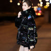 Colorful Wash-free Bright Face Down Padded Jacket Women
