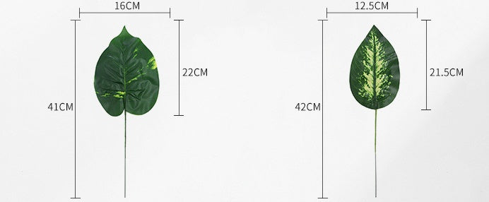 Turtle leaf simulation plant