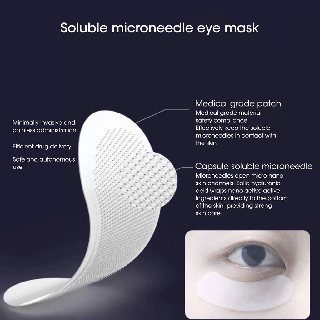 Hyaluronic Acid Micro Needle Eye Patch Mask Anti-Wrinkle Gel Pad Skin Care