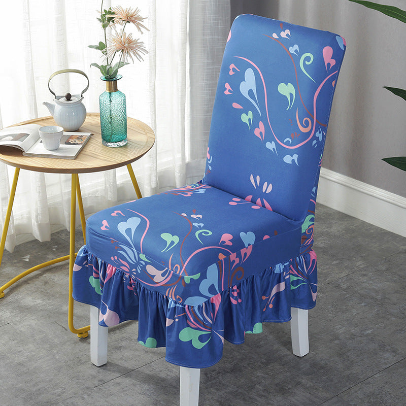 Universal stretch chair cover