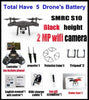 Sales Promotion WiFi 2MP Camera With S10 SMRC FPV Quadcopter Drone Helicopter UAV Micro Remote Control Toy RACER KIT Aircraft