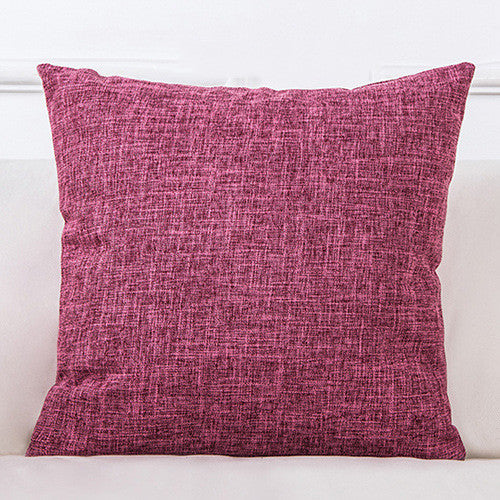 Solid color sofa pillowcase