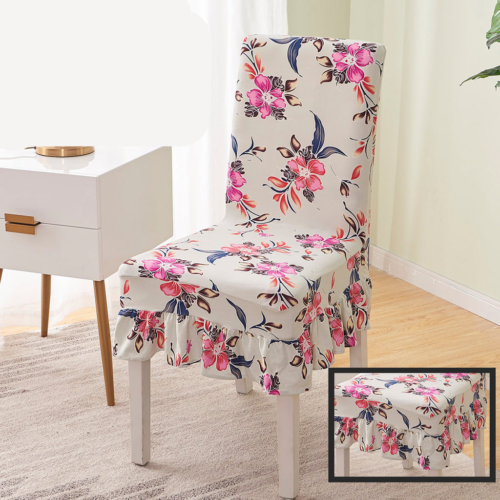 Universal stretch chair cover