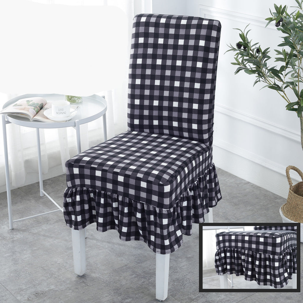 Universal stretch chair cover