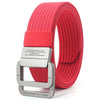 Alloy Double Ring Buckle Woven Nylon Tactical Sports Outdoor Waist Belt