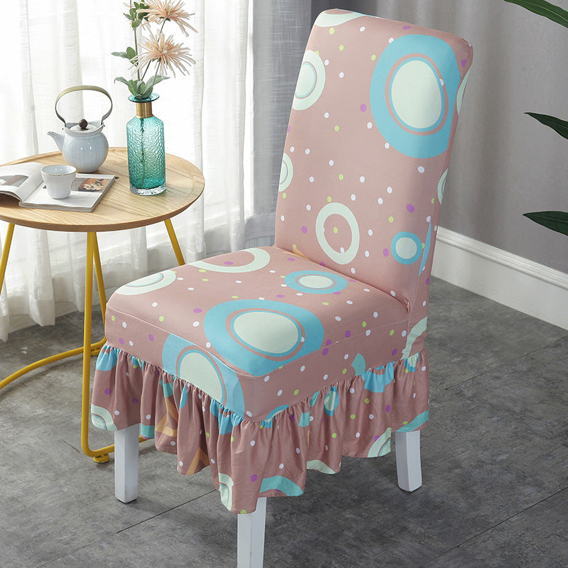 Universal stretch chair cover