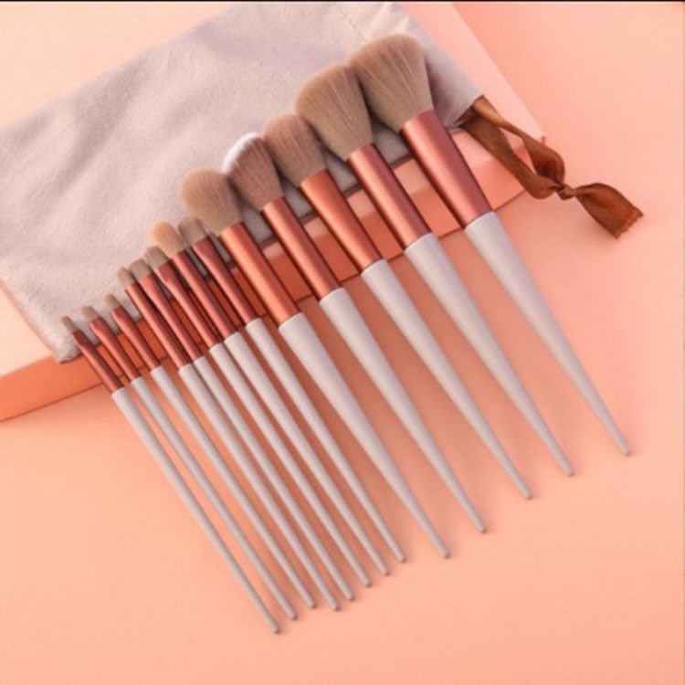 13Pcs Makeup Brush Set Make Up Concealer Brush Blush Powder Brush Eye Shadow Highlighter Foundation Brush Cosmetic Beauty Tools - Eshtree