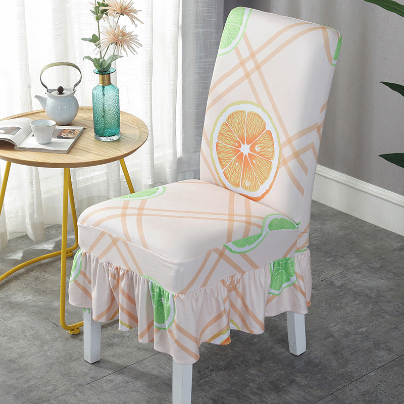Universal stretch chair cover