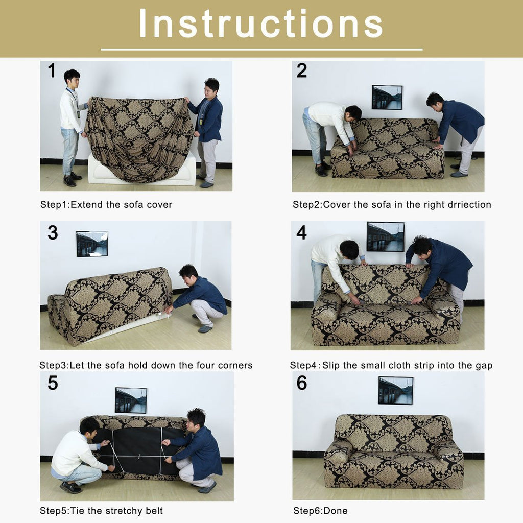Elastic sofa cover