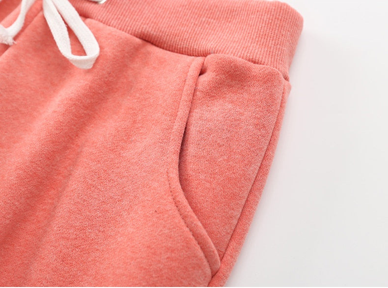 Warm And Thin Sports Leggings Straight-leg Pants