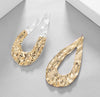 European and American personality exaggerated alloy beat earrings