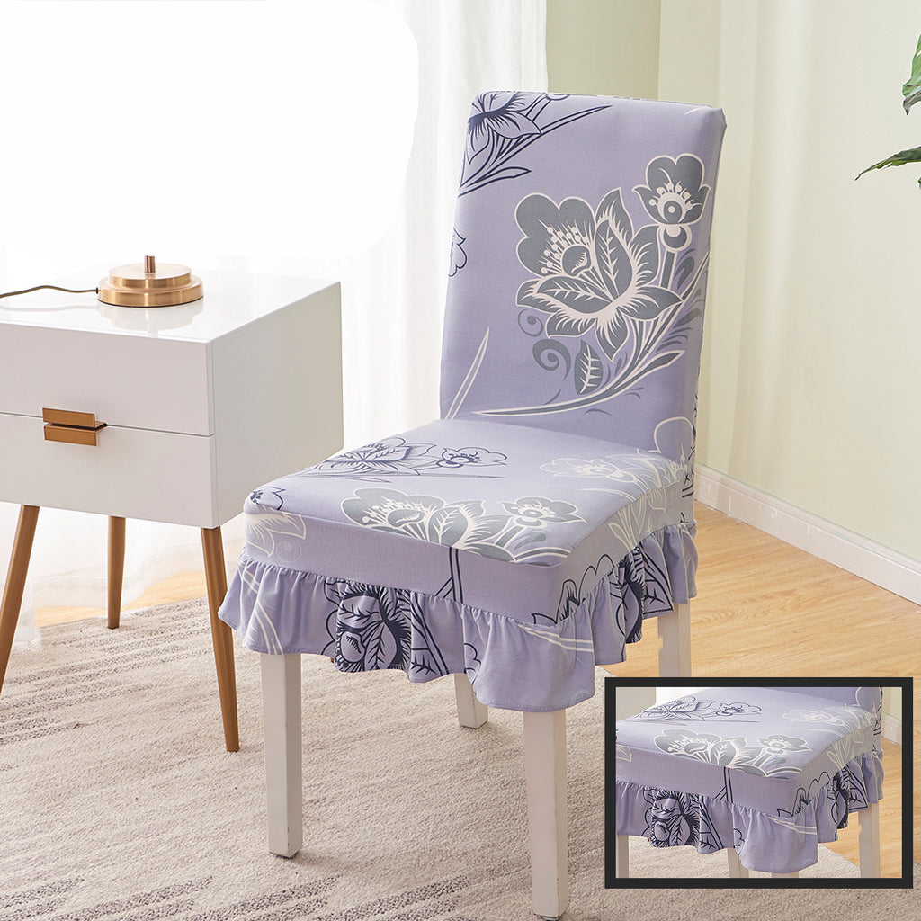 Universal stretch chair cover