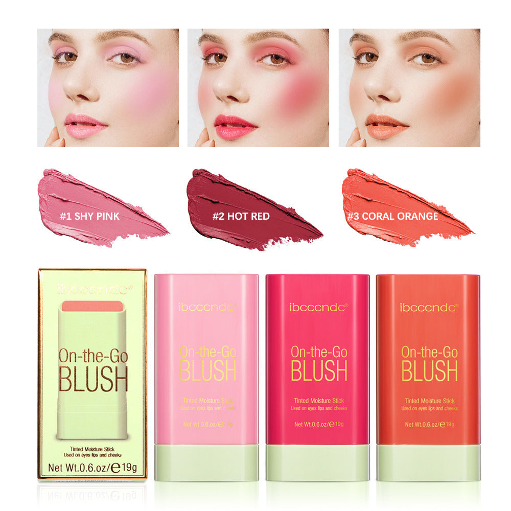 Makeup Apply Blusher Moisturizing