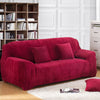 Plush thick universal leather sofa towel cover