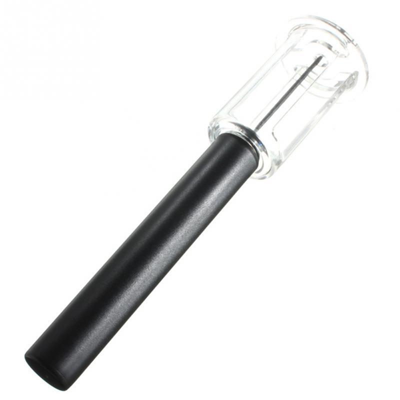 High End Pneumatic Wine Bottle Opener Black Cork Remover Easy Air Pressure Wine Opener H06