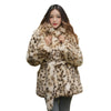 Fashion Temperament Fur Leopard Print Coat