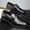 Minimalist British Style Mens Business Leather Shoes