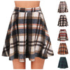 Plaid Bag Hip Vintage Skirt Women