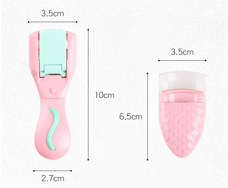 Portable mini eyelash curler