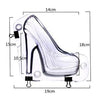 Transparent Food Grade Plastic Chocolate Mold For Women's High Heels