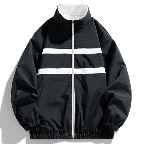 Double-sided Autumn Stand Collar Jacket For Men