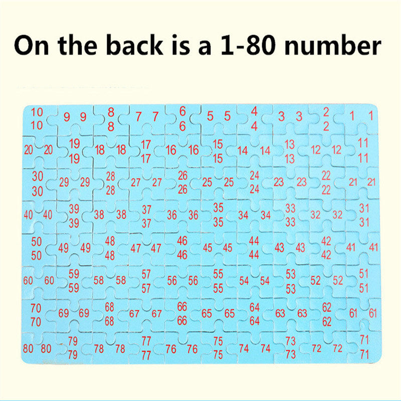 80 قطعة من الألعاب التعليمية الخشبية، ألعاب تنمية مهارات الأطفال، ألعاب تدريب الأطفال، أحجية حيوانات للأطفال