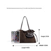 Cortical Women's Spliced Casual Crossbody Bag