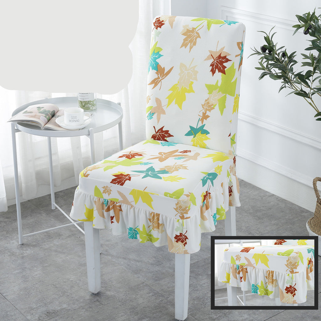 Universal stretch chair cover