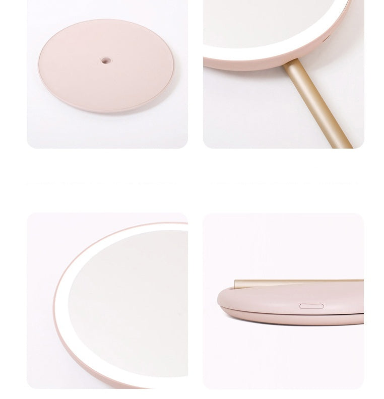 مرآة مكياج قابلة للطي LED