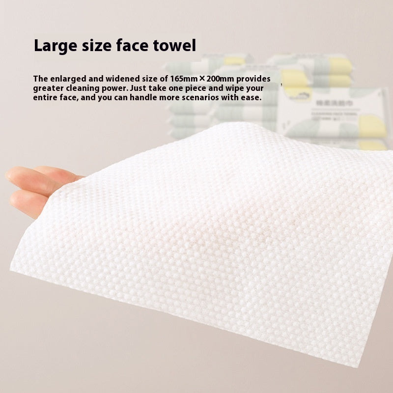 Pure Cotton Disposable Face Cloth Portable Removable Cotton Pads Paper