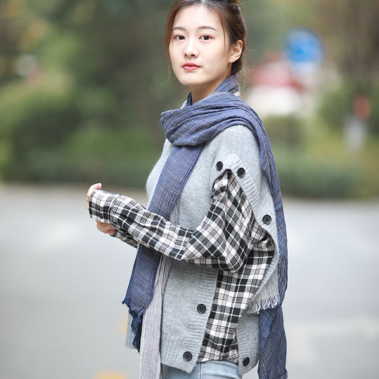 All-matching Art-style Striped Scarf For Women