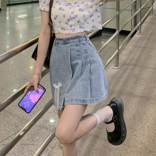 A-line Pleated High-waisted Skirt New Style