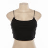 Women's Sling One-Shoulder  Back Slim-Fit Short Cropped Vest