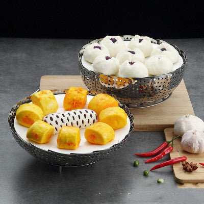 Steamer General Steamer Grid Steamed Mantou Steamed Bun Folding Steamer Steamer Steaming Plate